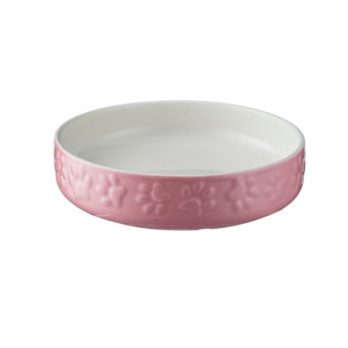 Mason Cash Colour Mix Pets Saucer 13cm bowls boast a modern minimalist design