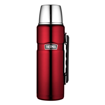 Thermos Stainless Steel King Flask 1.2L Red