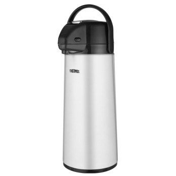 Thermos Lever Action Pump Pot 2.5L Stainless Steel vacuum insulated