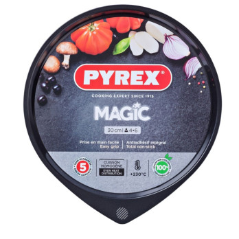 Pyrex Magic Pizza Tray 30cm carbon steel metal non-stick coating