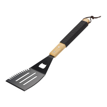 Chef Aid BBQ Spatula With Serrated Edge durable stainless steel ergonomic handle for comfort