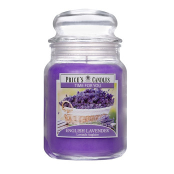 Price's Candles Time For You Large Candle Jar English Lavender