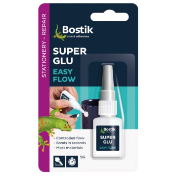 Bostik Super Glue Easyflow 5gm Bottle Blister