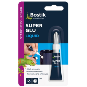 Bostik Super Glue Original 3g Tube Blister