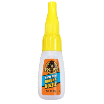 Gorilla Super Glue Brush & Nozzle 12g