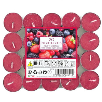 Aladino 7 Hour Nightlights Pack 20 Mixed Berries