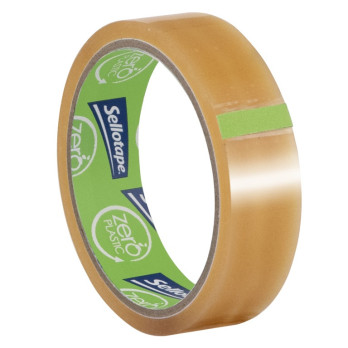 Sellotape Zero Plastic Tape 24mm X 30m anti-tangle easy to tear perfect for gift wrapping