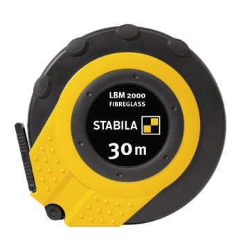 Stabila LBM 2000 Closed Fibreglass Tape 30m