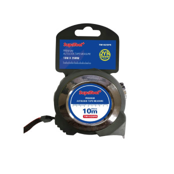 SupaTool Premium Auto Lock Tape Measure 10m x 25mm