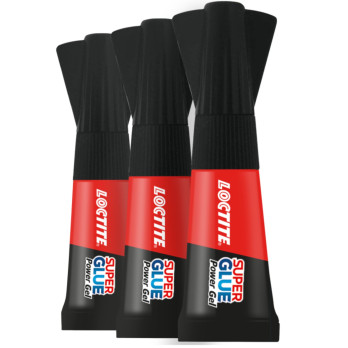 Loctite Super Glue Power Gel Mini Trio 3 x 1g