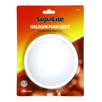 SupaLite Halogen Push Light 14cm