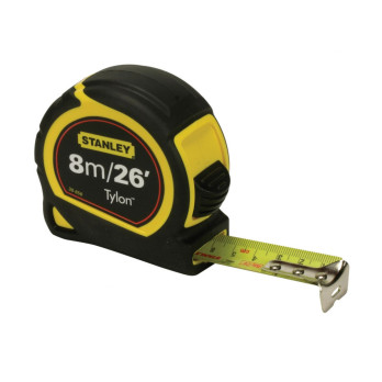 Stanley Tylon Tape Measure Length: 8m (26ft) x Width: 25mm