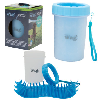 Henry Wag Pet Paw Cleaner Robust plastic outer shell Soft silicone bristles