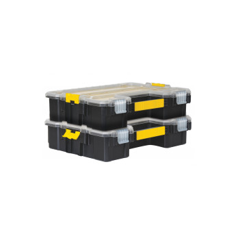 Stanley FatMax Deep Pro Organiser break resistant crystal clear lid