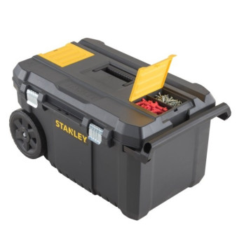 Stanley Essential Rolling Tool Chest 50L with wheels & telescopic handle