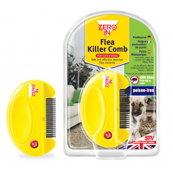 Zero In Flea Killer Comb safe and effective tick solution for cats and dogs