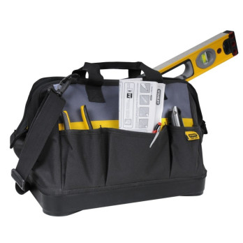 Stanley Open Mouth Tool Bag 16inch shoulder strap internal & external pockets