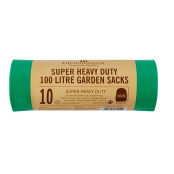 Groundsman Super Heavy Duty Garden Sacks 100L - Roll of 10