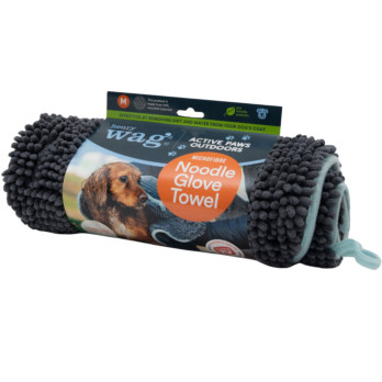 Henry Wag Noodle Glove Towel 80x35 Washable at 30 degrees