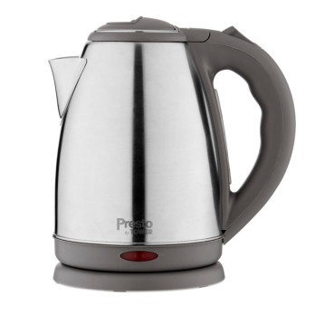 Tower Presto Kettle 1.8L Brushed Stainless Steel 2200W auto cut-off locking lid water gauge and indicator light