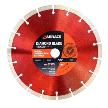 Abracs Trade Diamond Blade 230x10x22 230mm x 10mm x 22.23mm TRADE General Construction Materials Diamond Blade