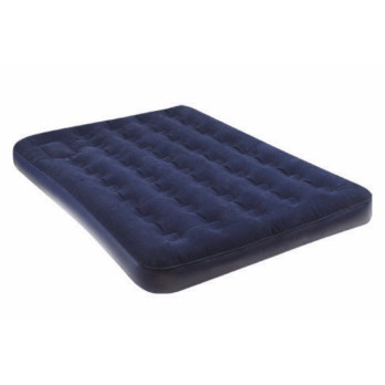 Summit Flocked Airbed Double mattress 191 x 137 x 22cm heat retention durable PVC