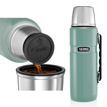 Thermos Stainless Steel King Flask Duck Egg 1.2L