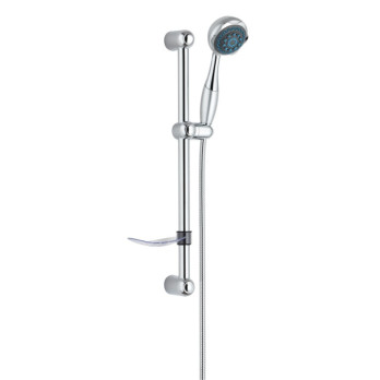 Blue Canyon Shower Rail Set 60cm consisting hose shower head riser rail & soap dish