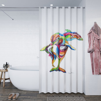 Steven Brown Hannah McWave Shower Curtain B80