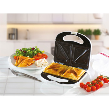 Daewoo Sandwich Toaster 2 Portion durable non-stick coating power and cook ready light