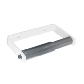 Securit White Toilet Roll Holder 135mm