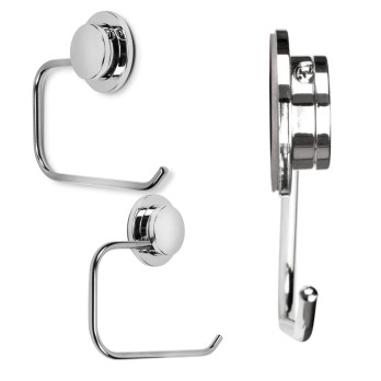 Croydex Stick N Lock 2 Toilet Roll Holder