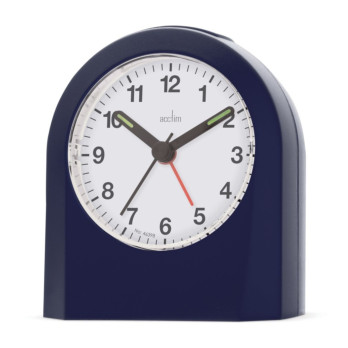 Palma Crescendo Alarm Clock With Snooze Deep Ocean