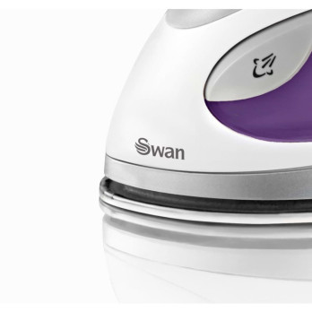 Swan Travel Iron With Pouch Purple 900W 100ml capacity warm-up indicator light