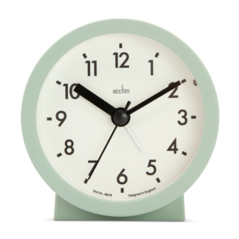 Gaby Alarm Clock With Snooze & light Cool Mint