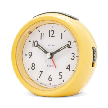 Grace Non Ticking Alarm Clock Honey