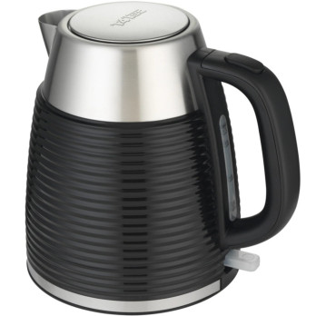 T4Tec Black & Stainless Steel Cordless Kettle British design