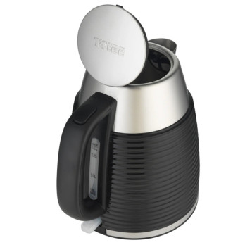 T4Tec Black & Stainless Steel Cordless Kettle British design