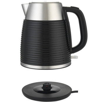 T4Tec Black & Stainless Steel Cordless Kettle British design