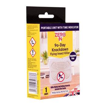 Zero In 90 Day Knockdown Flying Insect Killer built-in date reminder slider