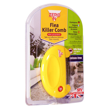 Zero In Flea Killer Comb safe and effective tick solution for cats and dogs