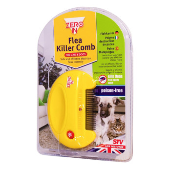 Zero In Flea Killer Comb safe and effective tick solution for cats and dogs