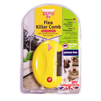 Zero In Flea Killer Comb safe and effective tick solution for cats and dogs