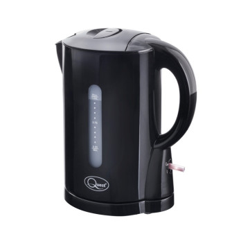 Quest 1L Jug Kettle Black 915-1080W indicator spout filter overheat protection