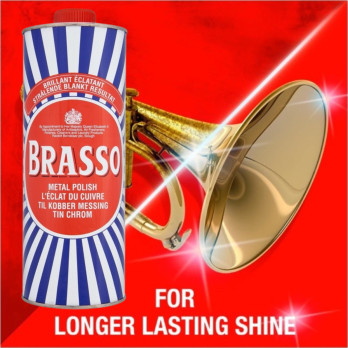 Brasso Liquid 1L longer lasting shine - excellent results