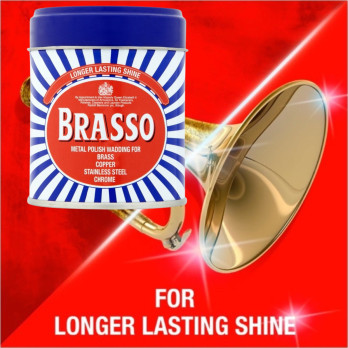 Brasso Wadding 75g Metal Polish longer lasting shine