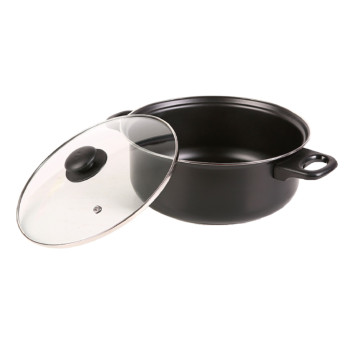 Basiks Carbon Steel Stock Pot 24cm