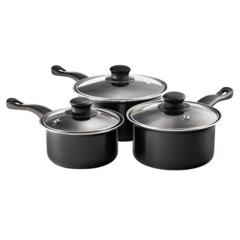 Pendeford First Choice Non-Stick Sauce Pan Set 3 Piece