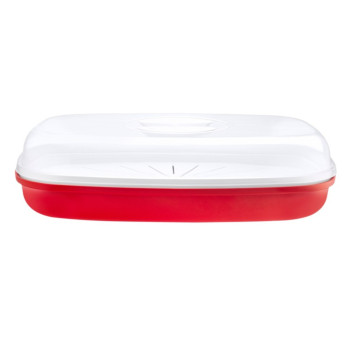 Easy Cook Pendeford Fish Steamer Red Microwave & dishwasher safe