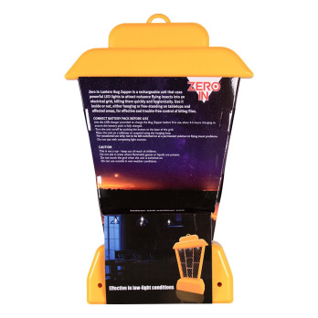 Zero In Bug Zapper Lantern kills nuisance biting flies and mosquitoes ideal for BBQs camping and caravanning